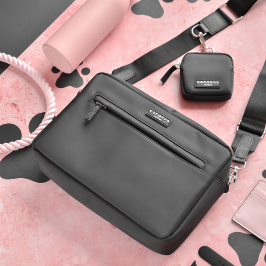 Cocopup London Zip Treat Pouch Black