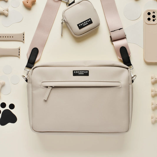 Cocopup London Dog Walking Bag Caramel Latte