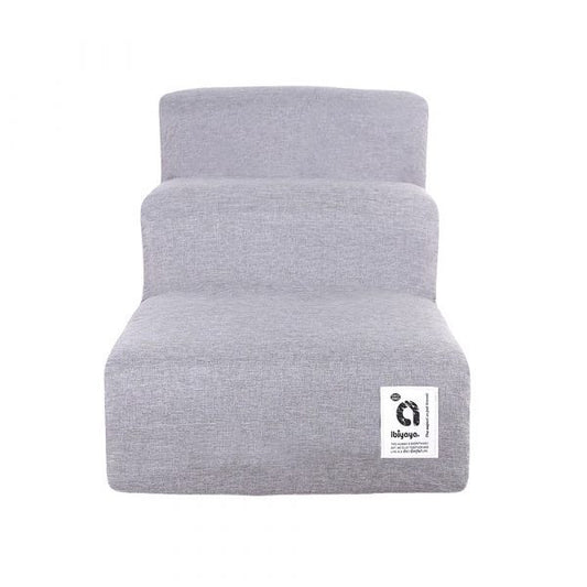 Ibiyaya Everest Practical Pet Stairs for Cats & Dogs NEW Large Steps Grey